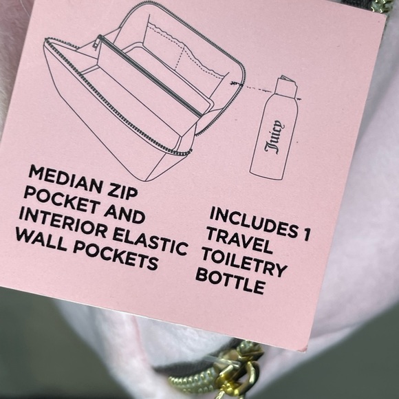 Juicy Couture Light Pink Cosmetic Case - Picture 4 of 5